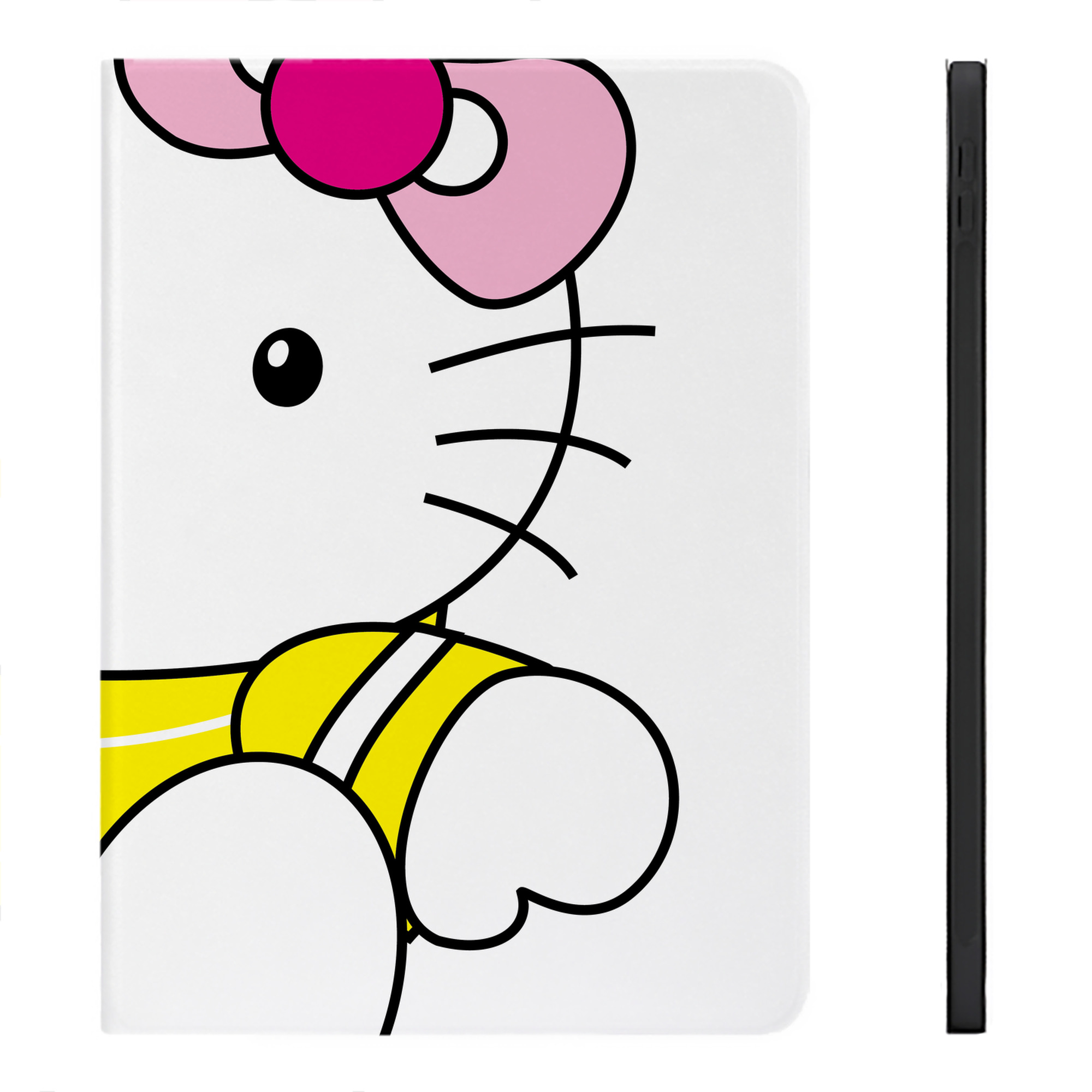 （画像用） Hello Kitty ハローキティ IPadケース ペンホルダー付き ブックスタイルデザイン